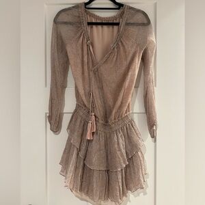 LoveShackFancy Ruffle Dress - size small